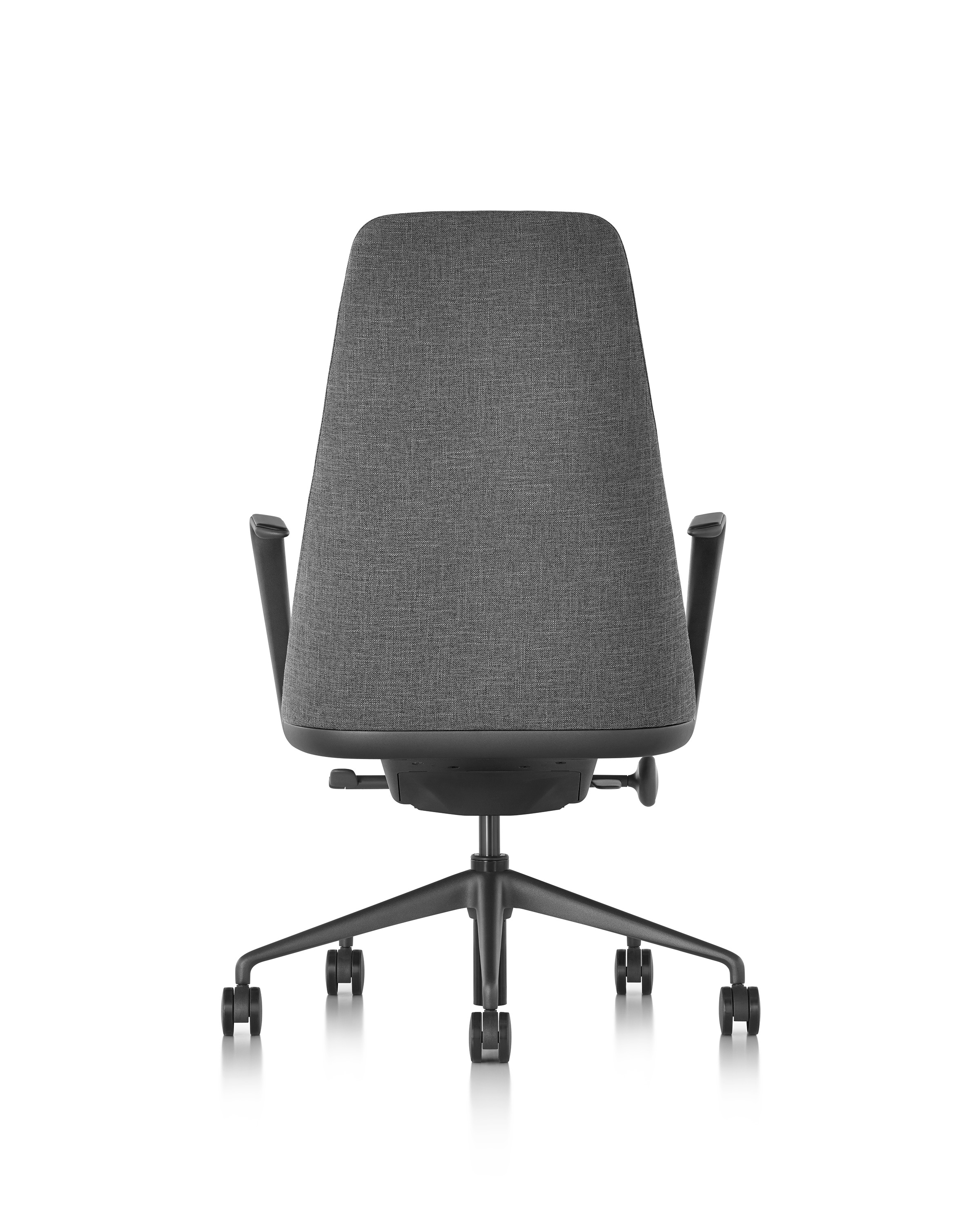 办公椅|现代真皮中班椅|办公家具|华体（中国）家具|锥形大班椅
